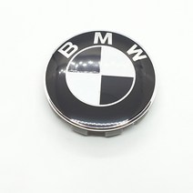 BMW 68mm 56mm M 클립형 블랙 블루 휠캡, 블랙-68mm