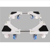세탁기 냉장고 다용도 이동식 받침대 진동 소음방지, C형(4륜4발)