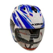오케이샵 KOMO 668 헬멧 WHITE BLUE 프리사이즈