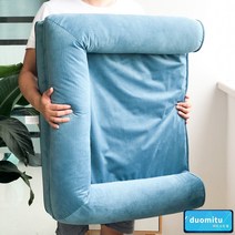 기타 애견방석 구름방석 강아지 침대 소파, 블루