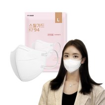 (비단꽃길)스틸가드 국내생산 KF94 새부리형 마스크 대형 50매 100매, 블랙