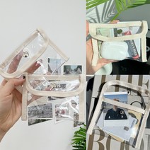 [유유존] 투명미니지갑 PVC방수 카드 립스틱 소지품 동전파우치