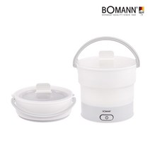 보만 캠핑 여행 휴대용 접이식 전기포트 멀티포트 EP1010W, 단품