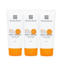 [더마하우스] 화이트닝 썬크림50mlx3개/미백 주름개선 자외선차단 베이스기능 SPF50+, 선택:미백썬크림3개