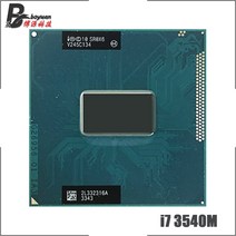 인텔 코어 i73540M i7 3540M SR0X6 3.0 GHz 중고 듀얼 쿼드 스레드 CPU 프로세서 4M 35W 소켓 G2 / rPGA988B, 한개옵션0