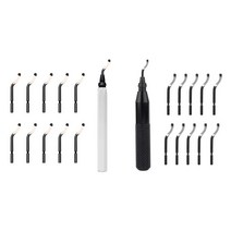 저무리 AT14 11 Pcs Rotary Hand Deburring Tool Kit Se, 01 Silver