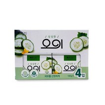 깨끗한비누 MY 4개입 오이추출물 오이향 미용 비누-72394EA 와이조이펀, 1, 본상품선택