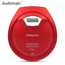 시디플레이어 휴대용 CD 플레이어 Walkman CD 플레이어 초박형 충격 방지, 빨간 90퍼센트 새로운