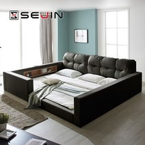 제리 범퍼 패밀리침대+7존40매트리스Q+Q, 그레이