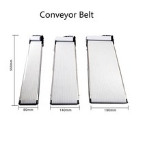 컨베이어벨트 컨베이어 자바라컨베이어 컨베어 550mm 자동 판매기 컨베이어 전원 공급 장치 폭 90mm 140mm, 03 UK Plug_02 Width 140mm