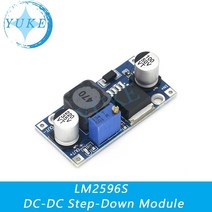 LM2596s DC-DC 스텝 다운 전원 모듈 3A 가변 스텝 다운 모듈 LM2596 전압 조정기 24V 12V 5V 3V, 한개옵션0