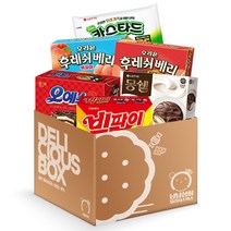 빅파이 후레쉬베리 카스타드 오예스 몽쉘 개별포장 파이 학교 탕비실 교회 사무실 과자 간식 세트, 1세트