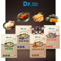 [채다시] 닥터페로 애견 국내산 보양식 강아지 영양죽 120g 4종(닭 닭+황태 닭+단호박 오리), 2개, 영양오리죽120g