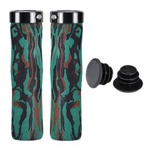 자전거손잡이장갑 오토바이토시 핸들 장갑 멋진 자전거 그립 자전거 핸들 장갑 손 보호 위장 핸들 바 커버, 04 Army Green