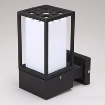 조명다움 인테리어 LED 벽등 벽조명 외부벽등 실내조명 실외등 벽부등 카페조명 벽부조명, A003_ 하우스사각벽등