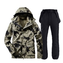 스키복 스노우 보드복 세트 방수 방한 점프 남성용 겨울 스키 슈트 따뜻한 방풍 야외 재킷 및 바지 남성 장비 스노보드