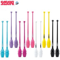 리듬체조봉 사사키 SASAKI M-34H-F M34HF 44cm 국제연맹인증 일본직배송, PP 퍼플