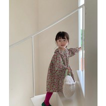 레브 프릴카라 원피스 봄가을 유아원피스 아동 베이비 여아원피스 플라워패턴 나들이룩