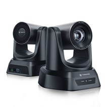 화상회의 줌카메라 방송용캠 TONGVEO HDMI PTZ 교회 라이브 USB 1080P 60fps 예배 서비스 온라인 20X 광학 호환용, 1.10x Zoom USB HDMI