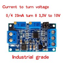 전류-전압 모듈 0/4-20mA ~ 0-3.3V 5V 10V 전압 트랜스미터 컨버터 신호 변환 모듈 보드 Diy Electronic, 한개옵션0