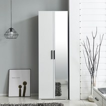 [솔직한가격] I357A 거울형 행거 수납장 600 3colors가구전문점 빠른대응, 핑크