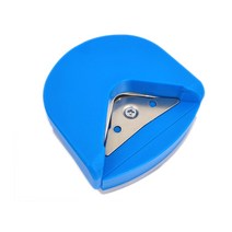 루멧 코하임 코너 커터기 모서리 커팅기 라운딩 귀돌이 펀치 커터, 1개, 블루