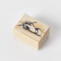 어린 왕자 시리즈 우드 스탬프 캐릭터 고무 도장 다꾸 데코 장식 나무 DIY 꾸미기, 작문 3x4cm