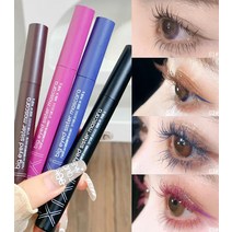 1/1+1 내추럴 롱 마스 매끄럽고 번지지 않는 눈망울, 03#그레이*5+04#로즈 레드*5