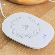 컵워머 인덕션 온도 조절 머그 음료 보온기 전기 가열 매트 음료 받침 스테인레스 스틸, 15w 55도