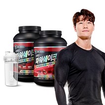 칼로바이 퍼펙트파워쉐이크 대용량 2000g 유청단백질 헬스보충제 프로틴 초코맛+딸기맛+쉐이커증정, 쉐이커증정세트
