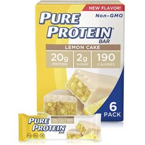 퓨어프로틴 바 레몬 케이크 맛, 300g, 1개