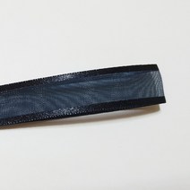 선물포장리본 꽃포장리본 양면 오간디 리본 (폭 6mm 길이90m)(폭 10mm/15mm/25mm/35mm 길이 45mm), 25mm, 22(네이비)