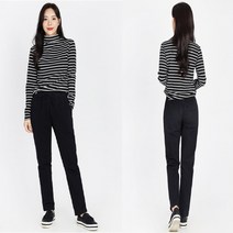 여자 스트라이프 줄가라 데일리한 캐주얼 룩 폴라 티 티셔츠 도톰한 여성 니트 이너 루즈 핏 긴팔 심플 스웨트 블랙 겨울 가을 기본 편한 예쁜 레이어드 목폴라 터들넥 긴소매 정장