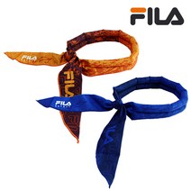 휠라 쿨스카프 1+1, mix오렌지 + mix블루