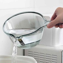 부자오빠 수정빛 물 바가지 자루바가지 다라이, 1개, 물바가지_그린