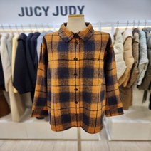 쥬시쥬디 SH04 원포켓 체크 셔츠 JVWS72C1-OR