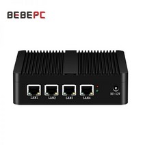 스틱PC 초 미니 PC MINIPC 안드로이드 피시 BEBEPC-팬리스 방화벽 라우터 인텔 셀러론 J1900 N2830 4 LAN Pfsense 우분투 윈도우즈 10 산업용 컴퓨, Celeron J1900, 2GB RAM 32GB SSD