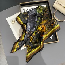 럭셔리 브랜드 100% 실크 스카프 여성 Hijab 넥타이 헤어 핸드 목도리는 Wirst Headkerchief Foulard Bandana