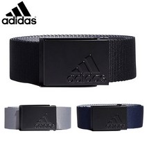 아디다스 (Adidas) 정품 남성용 리버스(Reversible) 웹 골프 벨트, ③네이비/그레이