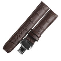 Wentula Baume & Mercier CLASSIMA 8688 8792 송아지 가죽 밴드 정품 스트랩 시계, 02 브라운_03 21mm