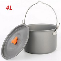 더치오븐 캠핑 무쇠 오븐 냄비 가벼운 야외 식기 대용량 알루미늄 합금 피크닉 교수형 조리기구 식기 캠프 파이어 요리, 01, 3-4리터
