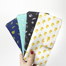 핑크풋 롤링 패턴 장지갑