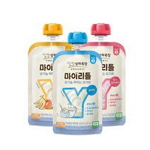 상하목장 마이리틀 3가지맛 혼합세트(플레인+딸기&블루베리+사과&바나나 각3개(총 9개))_냉장