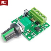 DC 1.8V 3V 5V 6V 12V 2A PWM 모터 속도 컨트롤러 저전압 0 ~ 100% 가변 드라이브 모듈 1803BK, 한개옵션0