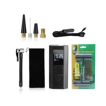 위커밋먼트 무선 타이어 공기압 주입기 6000mAh + 타이어펑크 수리키트 + 연장선세트