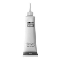 가죽 수리 크림 키트 컬러 복원 도구 20ml 가죽 카시트 가방 소파 스크래치 균열 립용, 03 WHITE