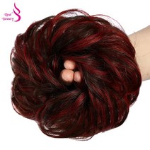 할로윈 포니테일 가발 진짜 아름다움 푹신한 시뇽 밴드 브라질 레미 엉킨 지저분한 번 업도 g, P4-99J, 30.P4-99J - 1 개/몫
