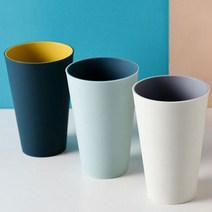 DM PKFARM 모던스타일 투톤컬러 파스텔 양치컵 칫솔꽂이 멀티컵, 1개, 네이비