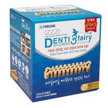 덴티 3페어리 애견껌 584g(7.3gx80ea), 단품