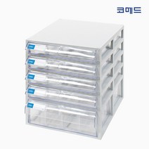 코메드 CMD-605 멀티박스 5칸 투명서랍장